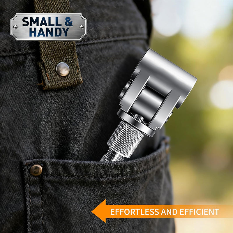 🔧 Universal Adjustable Door Hinge Wrench ——  Multi-Size Hinge Adjustment Tool Fits 0.3"-1" (8-25mm) Hinges | Heavy-Duty Carbon/Forged Steel