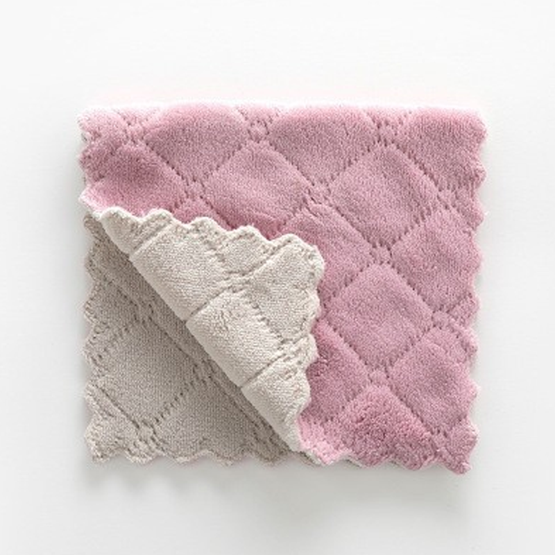 🎉 LIMITED TIME 50% OFF! 🧽 Soft Microfiber Double-Sided Cleaning Cloth – Premium Thickened Dishcloth for Grease Removal ✨