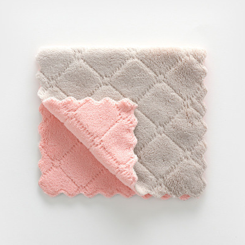🎉 LIMITED TIME 50% OFF! 🧽 Soft Microfiber Double-Sided Cleaning Cloth – Premium Thickened Dishcloth for Grease Removal ✨