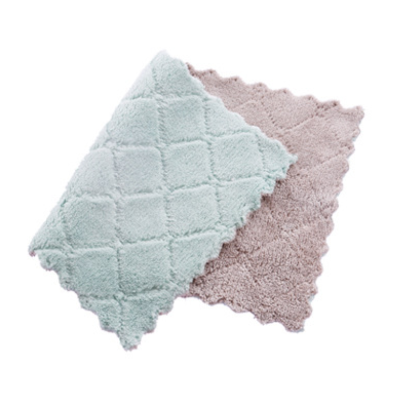 🎉 LIMITED TIME 50% OFF! 🧽 Soft Microfiber Double-Sided Cleaning Cloth – Premium Thickened Dishcloth for Grease Removal ✨