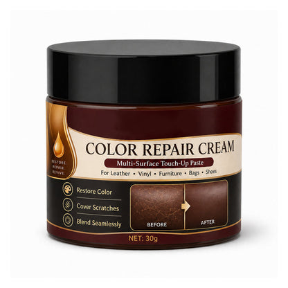 🔥Hot Sale 50% OFF🔥 Brown Leather Color Repair Cream – Restores Faded Leather, Conditions🤎