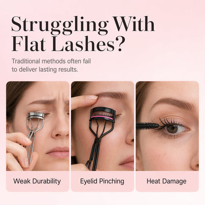 💖✨ LIMITED-TIME 50% OFF! Rechargeable Heated Eyelash Curler – 4 Heat Settings, Integrated Lash Clip & Type-C Charging – Salon-Quality Curls, Anytime 🎀