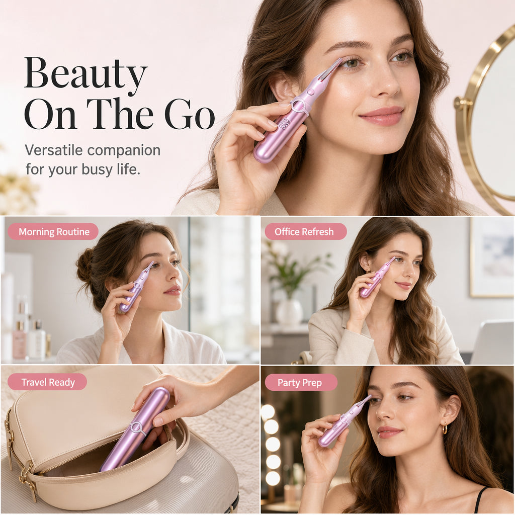💖✨ LIMITED-TIME 50% OFF! Rechargeable Heated Eyelash Curler – 4 Heat Settings, Integrated Lash Clip & Type-C Charging – Salon-Quality Curls, Anytime 🎀