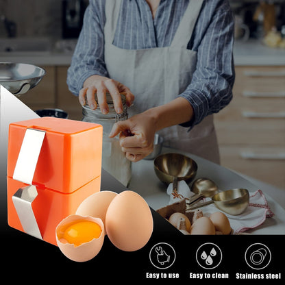 🥚💨 Rompe Huevos Rápido y Limpio – Abre Cientos sin Cáscaras Rotas, Adiós a los Dedos Pegajosos y los Restos en la Sartén 🍳🔥