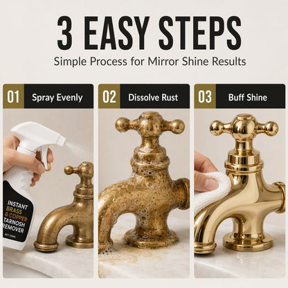 🔥Limited Time Promotion 50% OFF🔥Instant Brass Tarnish Remover Spray