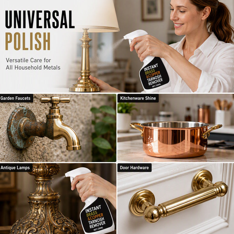 🔥Limited Time Promotion 50% OFF🔥Instant Brass Tarnish Remover Spray