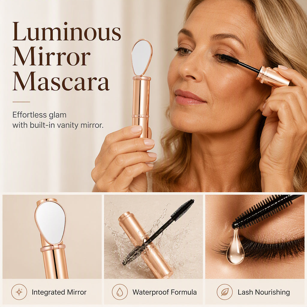 Portable 2-in-1 Black Mascara