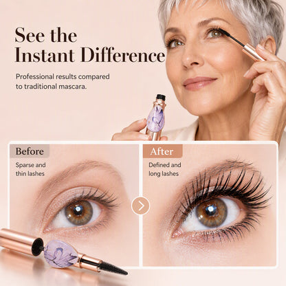 Portable 2-in-1 Black Mascara