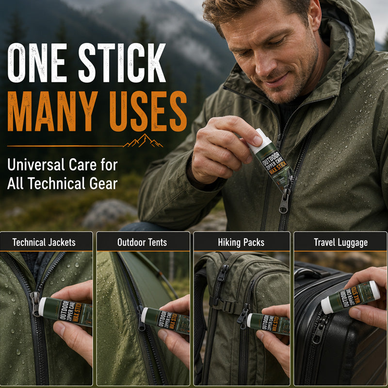 Smooth Glide Zipper Lubricant Wax Stick