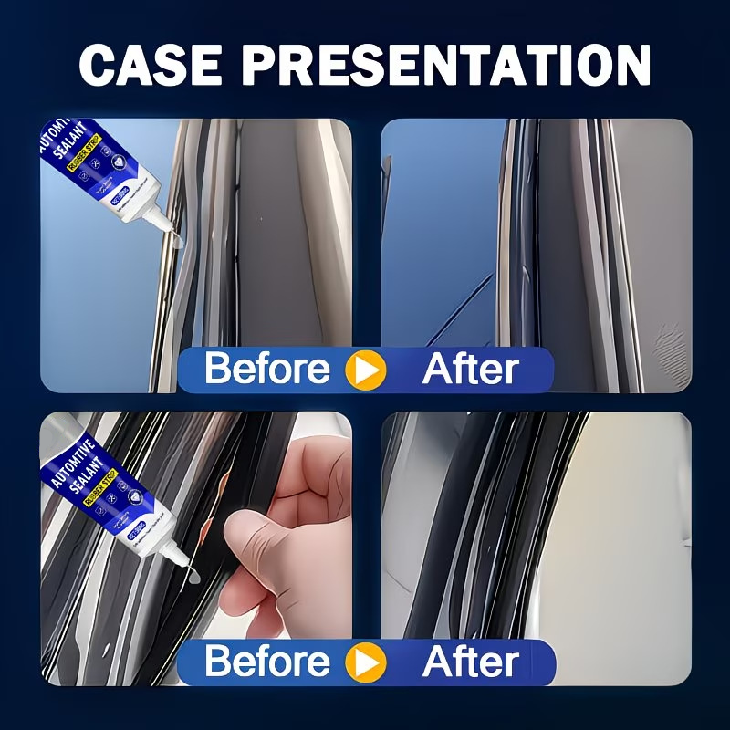 🚗50% OFF NOW! Car Door Rubber Sealant Adhesive – 2‑In‑1 Seal & Bond Automotive Repair Glue, Fixes Rubber Strip Gaps, Tears & Loose Trim for Car Interior Parts