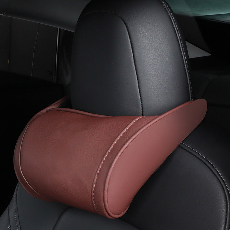 Ergonomic memory foam car headrest pillow