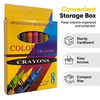⏳THE WEEK'S SPECIAL PRICE ￡5.99!!✨🎁Non-Toxic Crayon Set for Kids