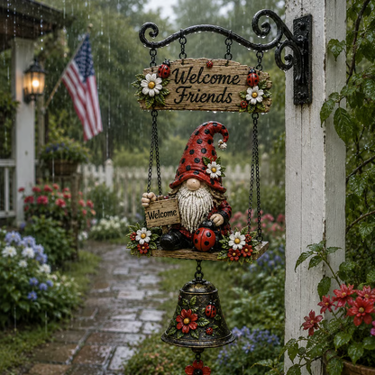 🔥HOT SALE💞50K+ SOLD!⏳✨Gnome Welcome Doorbell Outdoor Decor
