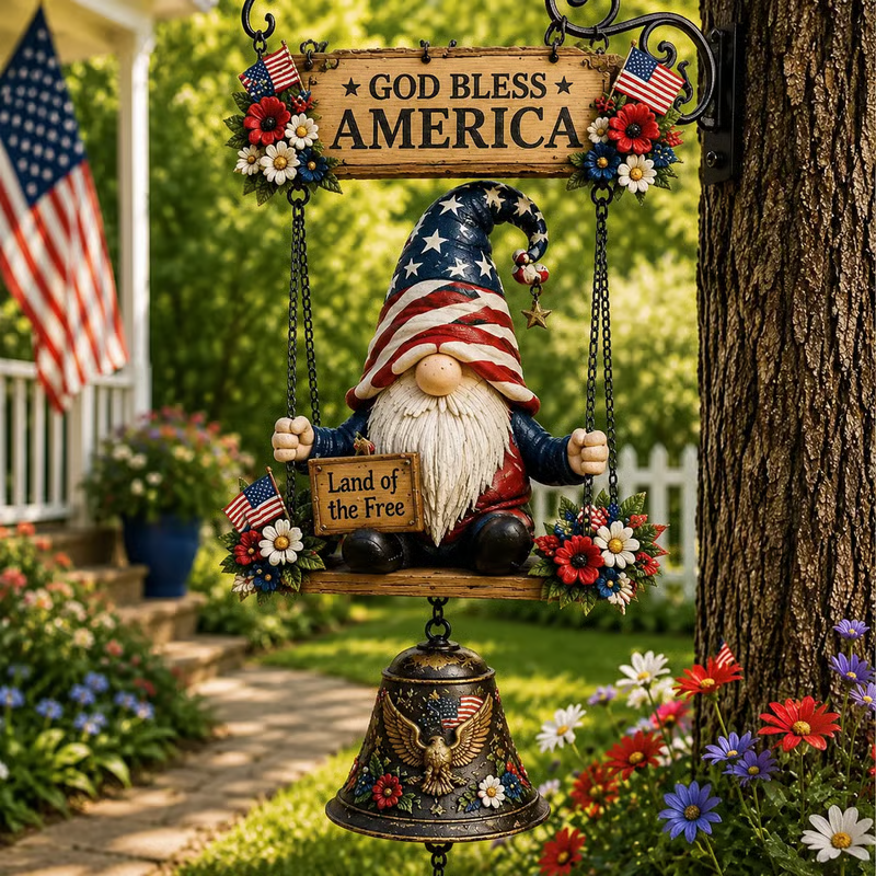 🔥HOT SALE💞50K+ SOLD!⏳✨Gnome Welcome Doorbell Outdoor Decor