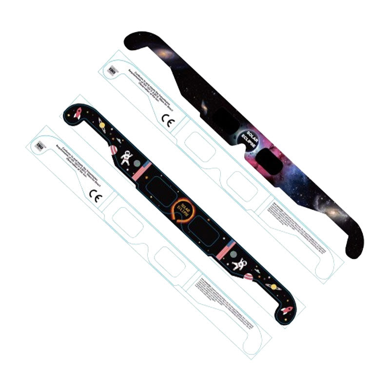 🌞50% OFF NOW! ISO Certified Solar Eclipse Glasses, Safe Direct Sun Viewing Paper Solar Viewing Glasses, Shade‑Filter Eyewear for Solar Eclipse Observation for Adults & Kids