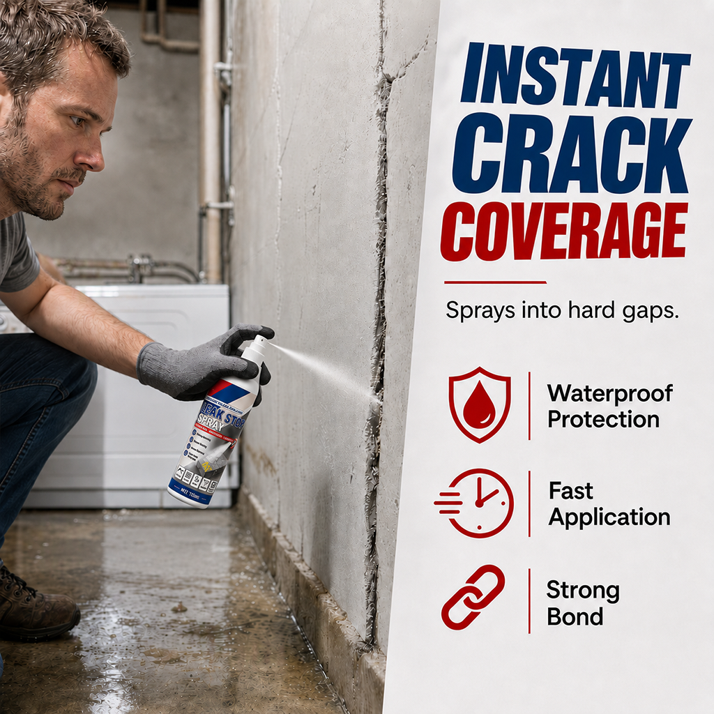 📢📢 50% OFF !! ⏰Waterproof Leak Repair & Sealing Spray