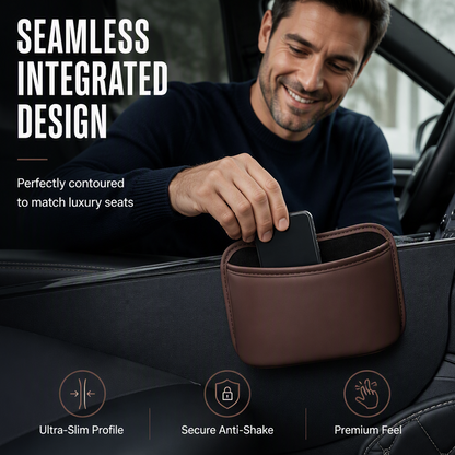 🥳2026 TOP PICK🥳 Car Door Cup Holder – Luxury Nappa Leather, Leak-Proof, Dual-Purpose – Seamless Fit, Built for Daily Use! 🛡️💨