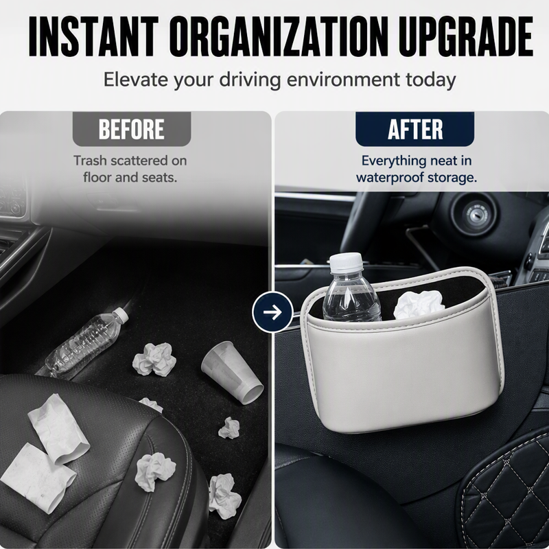 🥳2026 TOP PICK🥳 Car Door Cup Holder – Luxury Nappa Leather, Leak-Proof, Dual-Purpose – Seamless Fit, Built for Daily Use! 🛡️💨