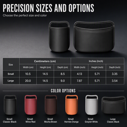 🥳2026 TOP PICK🥳 Car Door Cup Holder – Luxury Nappa Leather, Leak-Proof, Dual-Purpose – Seamless Fit, Built for Daily Use! 🛡️💨