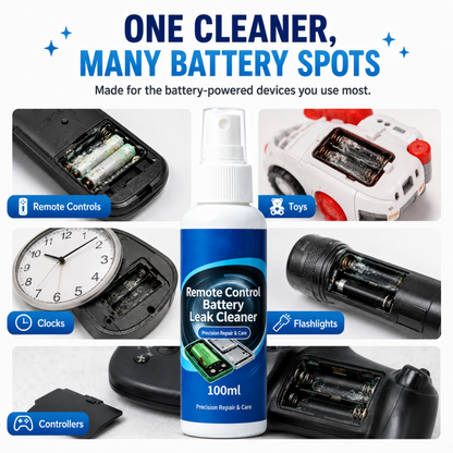 ✨ Battery Compartment Leak Cleaner Spray ⚡ Remove Battery Corrosion And Mess Easily