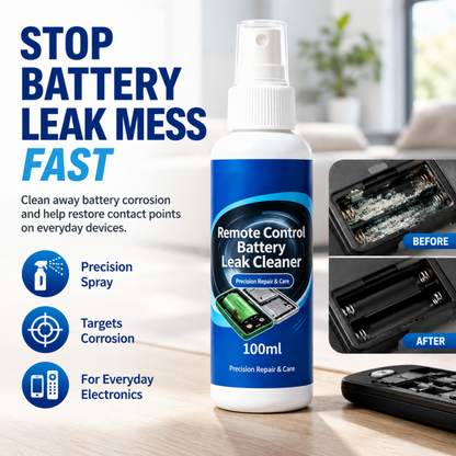 ✨ Battery Compartment Leak Cleaner Spray ⚡ Remove Battery Corrosion And Mess Easily
