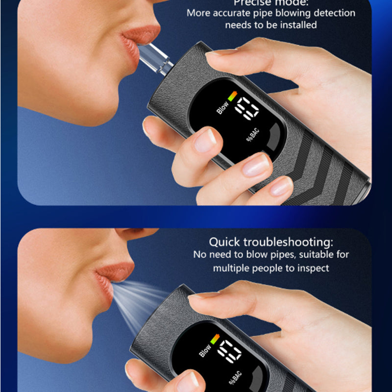 ⏳🔥LIMITED-TIME 50% OFF! ⏰Rechargeable Alcohol Tester – High-Precision Sensor, Voice Broadcast & LCD Display – Know If You're Safe to Drive in Seconds! ✨