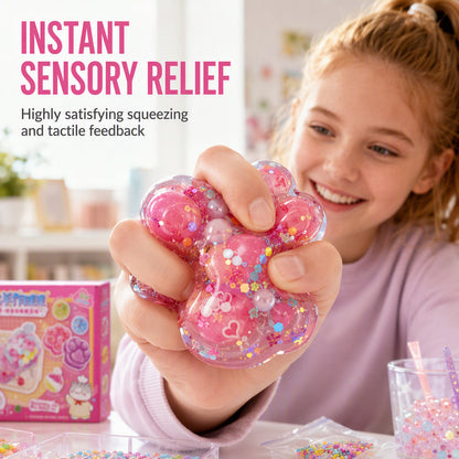 🐱 50% OFF NOW! 🧊 DIY Fried Ice Squishy Toy Kit – Cat claw design, squishy fun & creative – Perfect for sensory play & stress relief for kids ✨