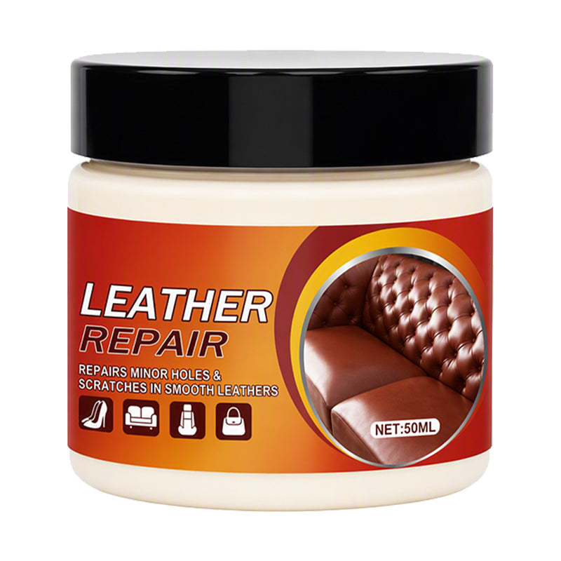 🛋️50% OFF NOW! Multi‑Functional Leather Scratch Repair Cream‑Professional Seamless Leather Restorer, Texture Restoration Balm for Sofa, Car Seats, Bags & Shoes