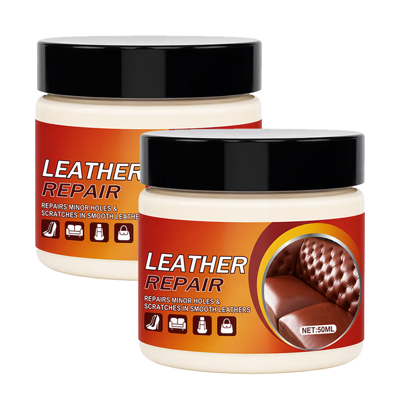 🛋️50% OFF NOW! Multi‑Functional Leather Scratch Repair Cream‑Professional Seamless Leather Restorer, Texture Restoration Balm for Sofa, Car Seats, Bags & Shoes