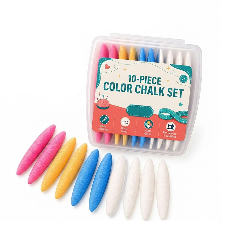💥2026 Hot Sale✂️ Fabric Marking Chalk Set for Sewing, Quilting & Alterations