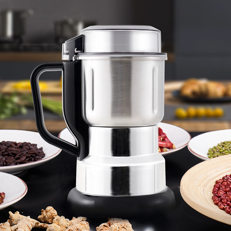Superfine Electric Grinder – One-Touch & Food-Grade Stainless Design, No More Uneven Grind