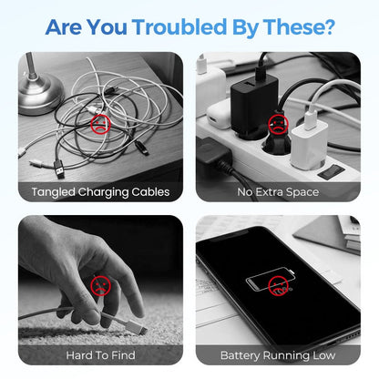 🔋 3-in-1 Foldable Magnetic Charging Stand for Everyday Devices