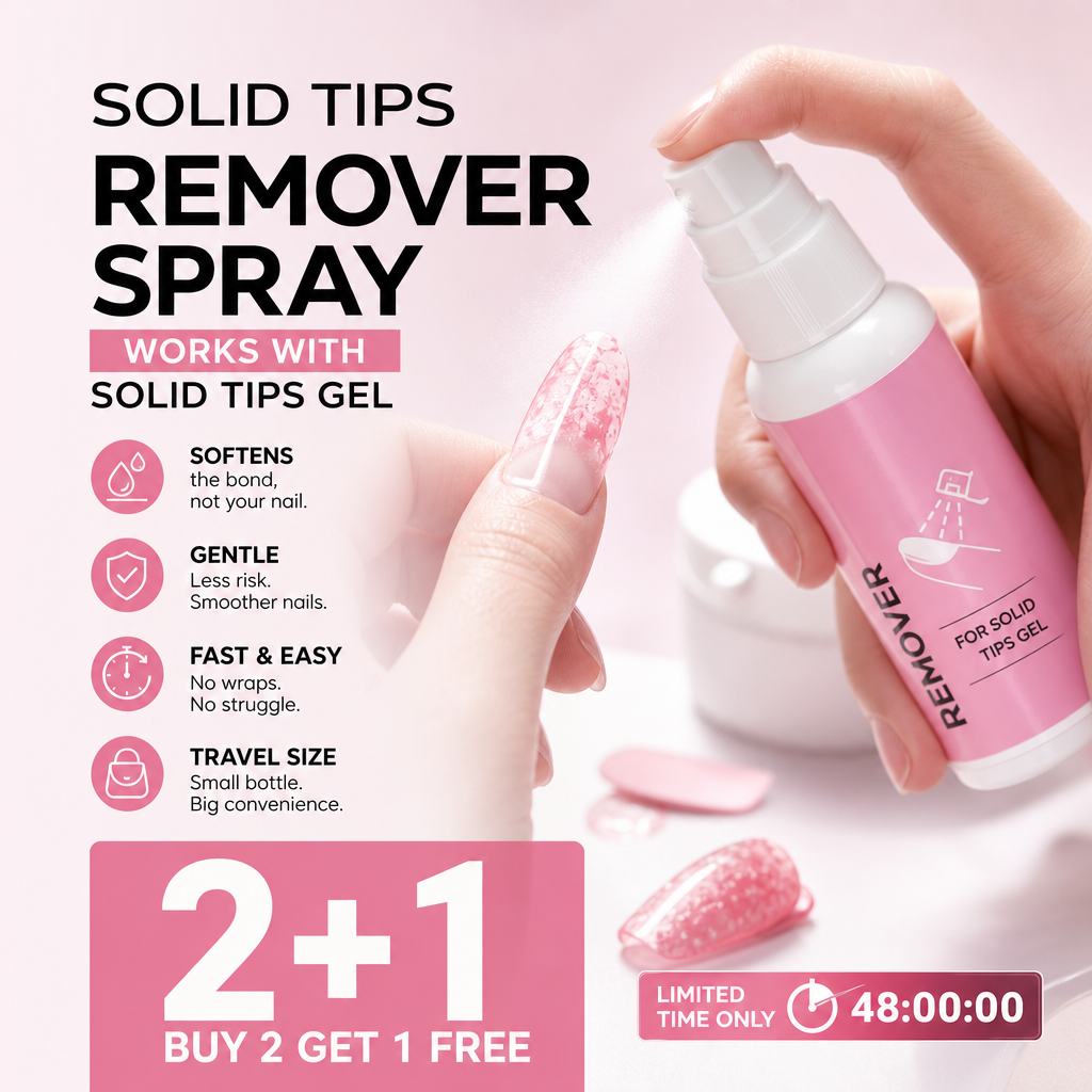 🔥Limited Time Promotion 50% OFF🔥Solid Glue Gel Remover Spray for Press-on Nails