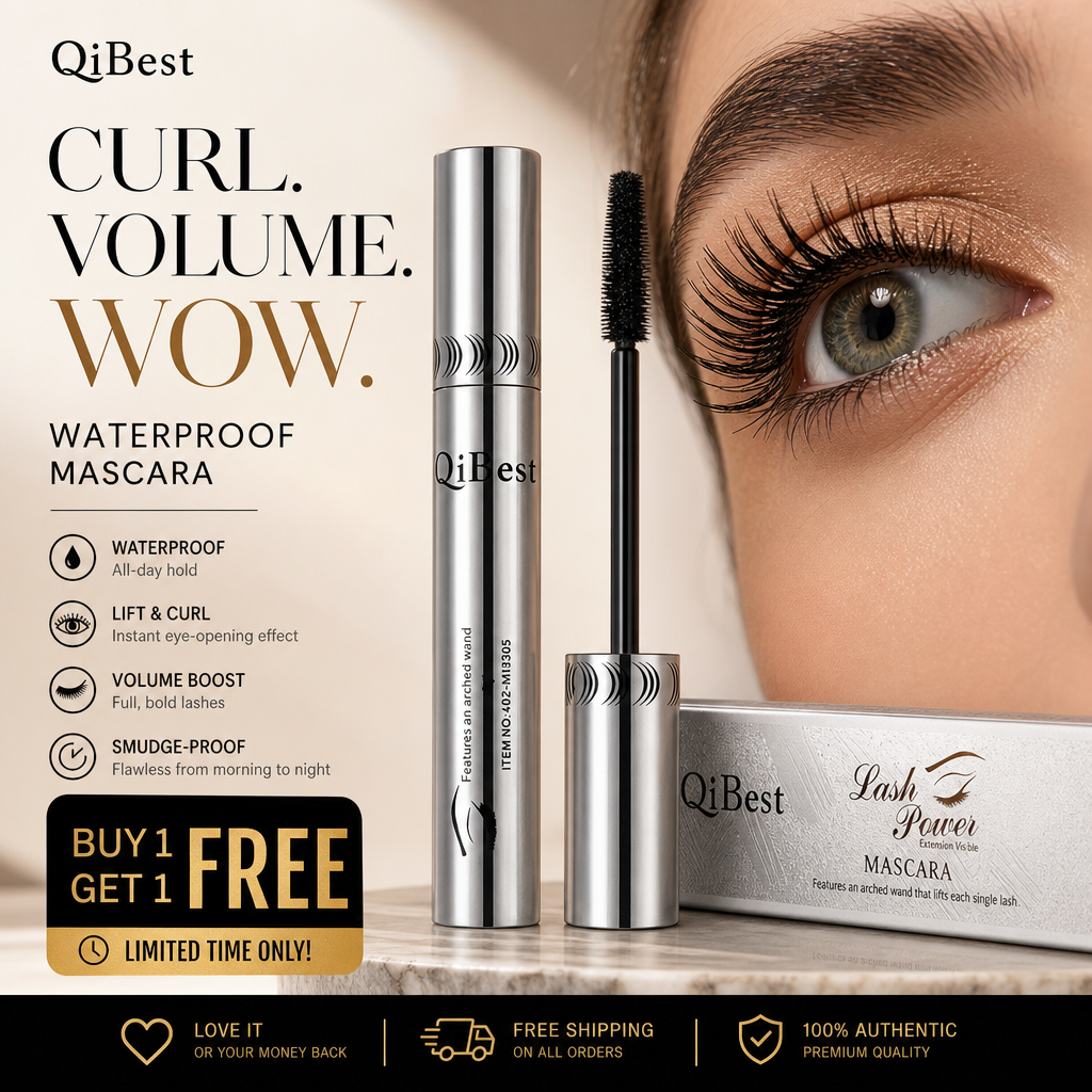 🧴💦 4D Waterproof Mascara – Silky Lengthening Formula | Sweat, Tears & Rain Resistant ☔😭✅