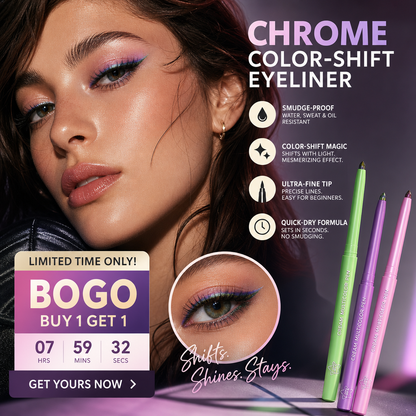 Buy 1 Get 1 Free · Smudgeproof Color-Shift Eyeliner ✨