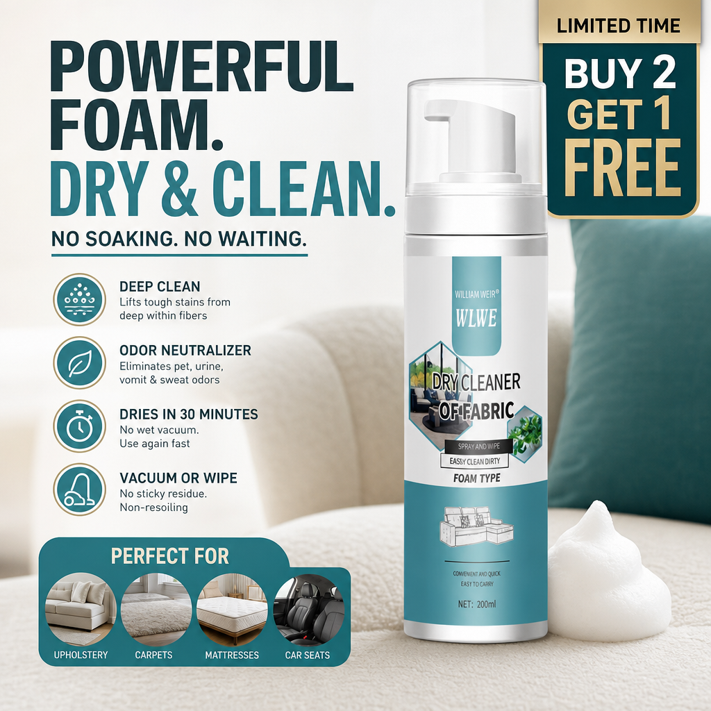 🥳2026 HOT SALE💞50K+ SOLD!Powerful Foam Cleaner for Fabric