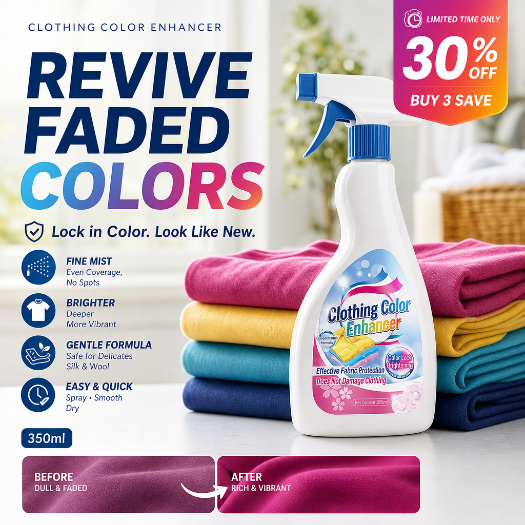 🔥Limited Time Promotion 50% OFF🔥Clothing Color Revitalizer Spray
