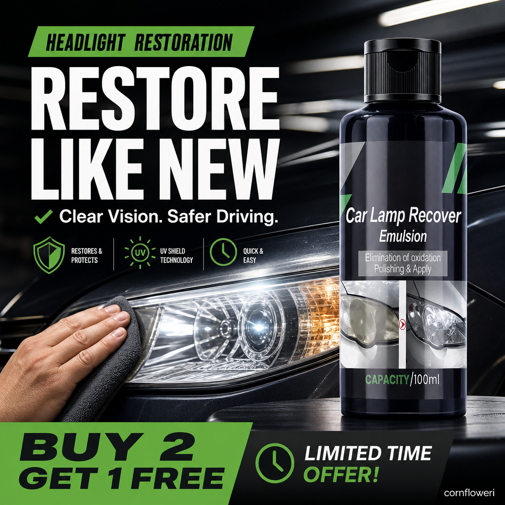 Car Headlight Repair Polish Liquid