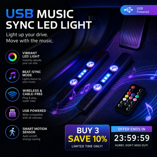 🔥50% discount🔥LED ambient light with wireless charging