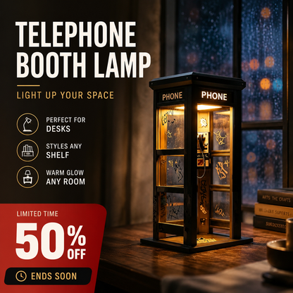 📞50% OFF NOW✨Vintage Phone Booth Ambient Lamp