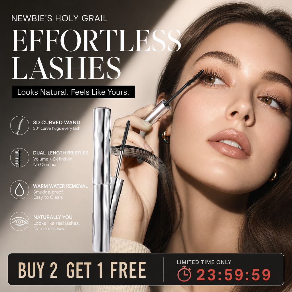 🎉Buy 1 Get 1 Free🎉3D Curling Metal Wand Mascara-Waterproof & Long-Lasting
