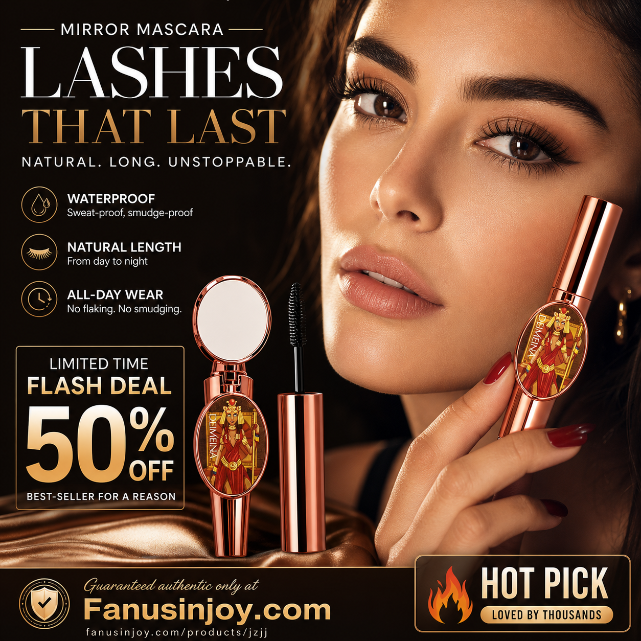 🎁 Special Surprise Offer 50% OFF! ✨️Recommended by beauty bloggers! 👱‍♀️Enlarge your eyes and restore your beauty!4D Mascara Lengthening and Volumizing Eyelashes