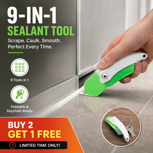🔥Hot Sale🔥Multipurpose 9-in-1 Spatula Caulking Tool