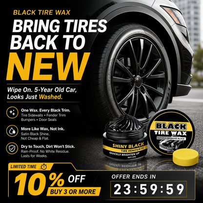 🔥Limited Time Promotion 50% OFF🔥Multi-Purpose Car Trim & Tire Restoration Wax